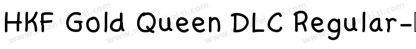 HKF Gold Queen DLC Regular字体转换